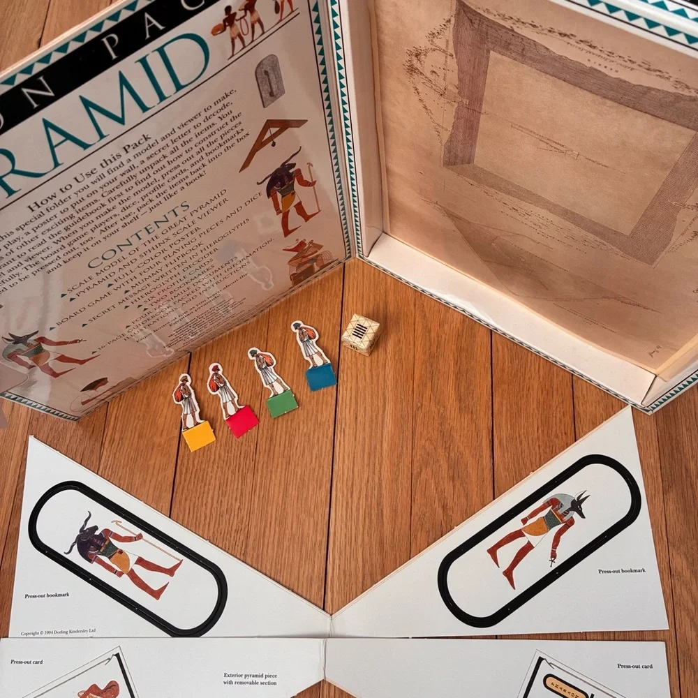 PYRAMID ACTION PACK By DORLING KINDERSLEY, Boxed Activity Set 1st Edition, 1994